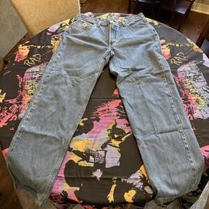Vintage Rocky Rockies Jeans Womens 17 Long Blue High Rise Relaxed Size 38x31.5